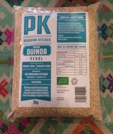 PK ORGANIC WHITE QUINOA, 2KG BAG